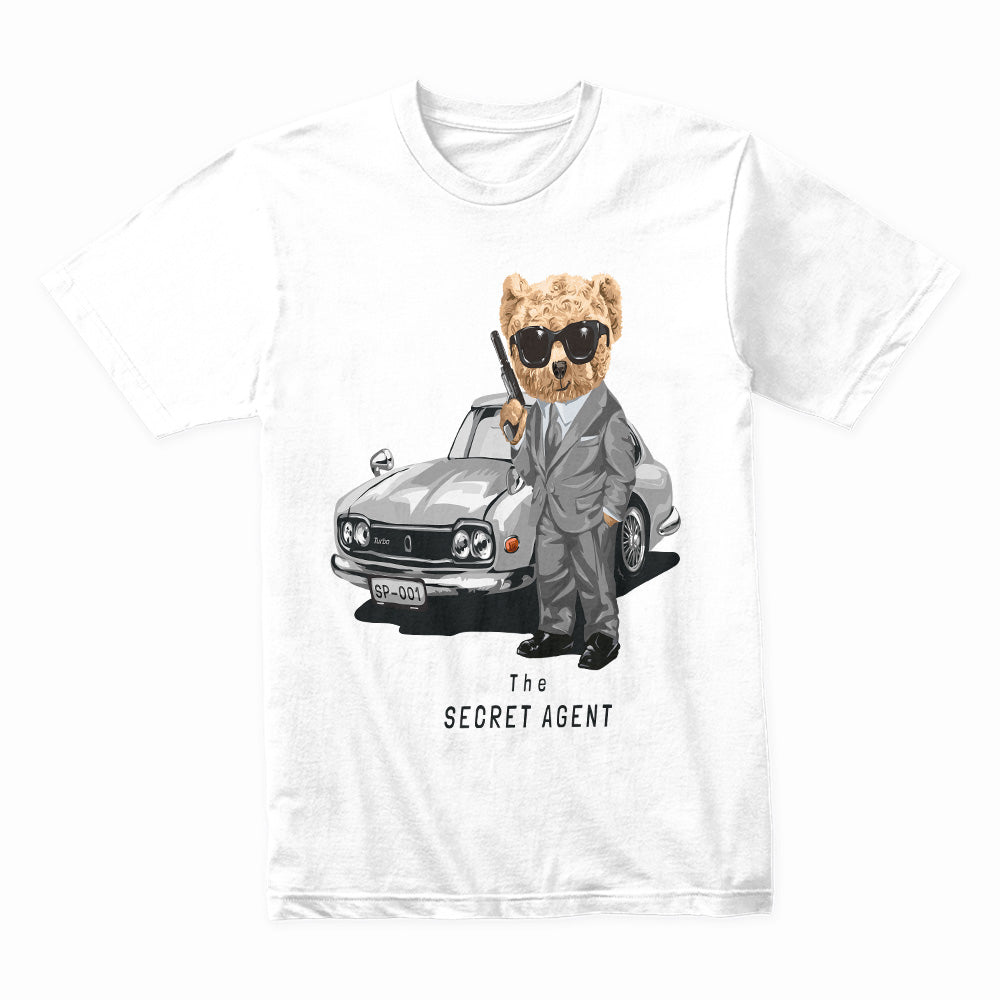 Bear of Mystery – Secret Agent Tee