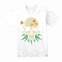 Skull Bloom: Mystic Fungi & Cannabis Fusion Tee