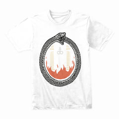 Ouroboros Flame Tee – Eternity Through Destruction