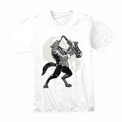 Moonlight Howl – Sax Werewolf Groove Tee