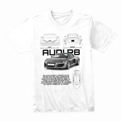 Audi R8 Supercar Blueprint T-Shirt