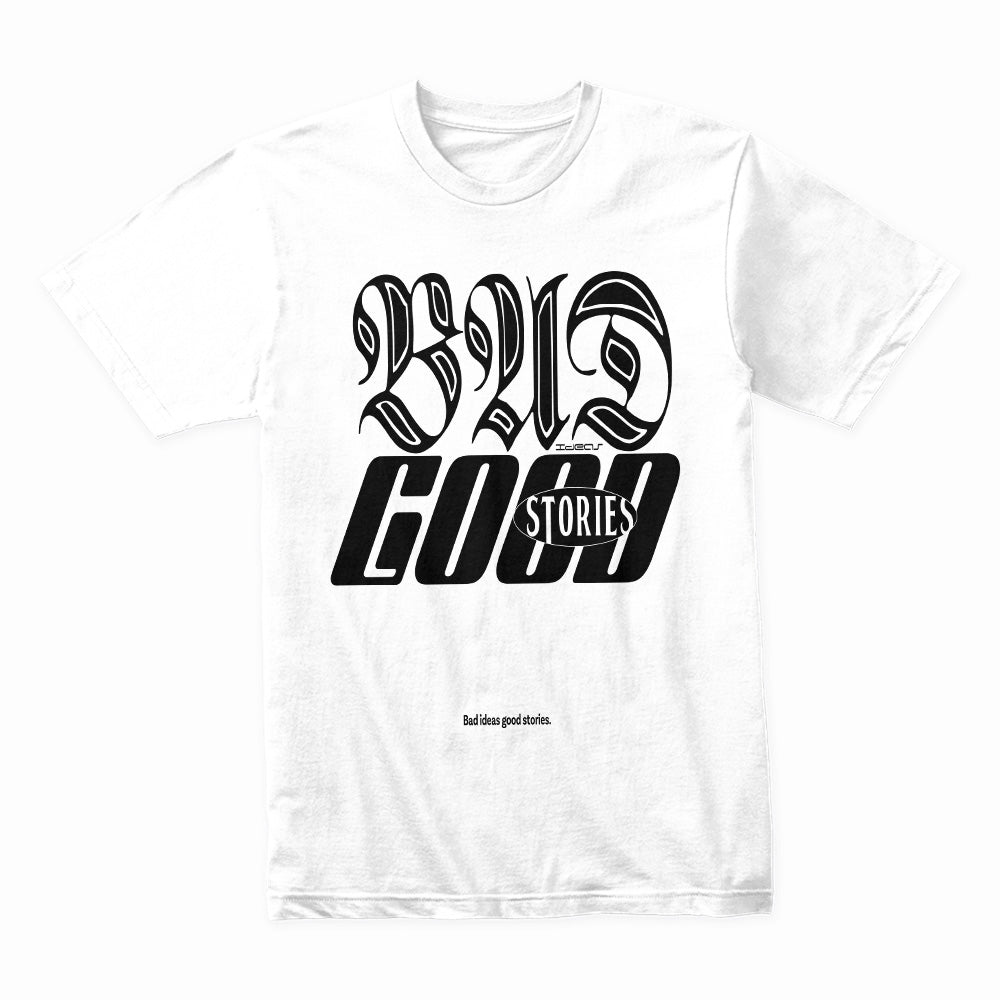 Chaos Ink™ Bad Ideas, Good Stories Tee