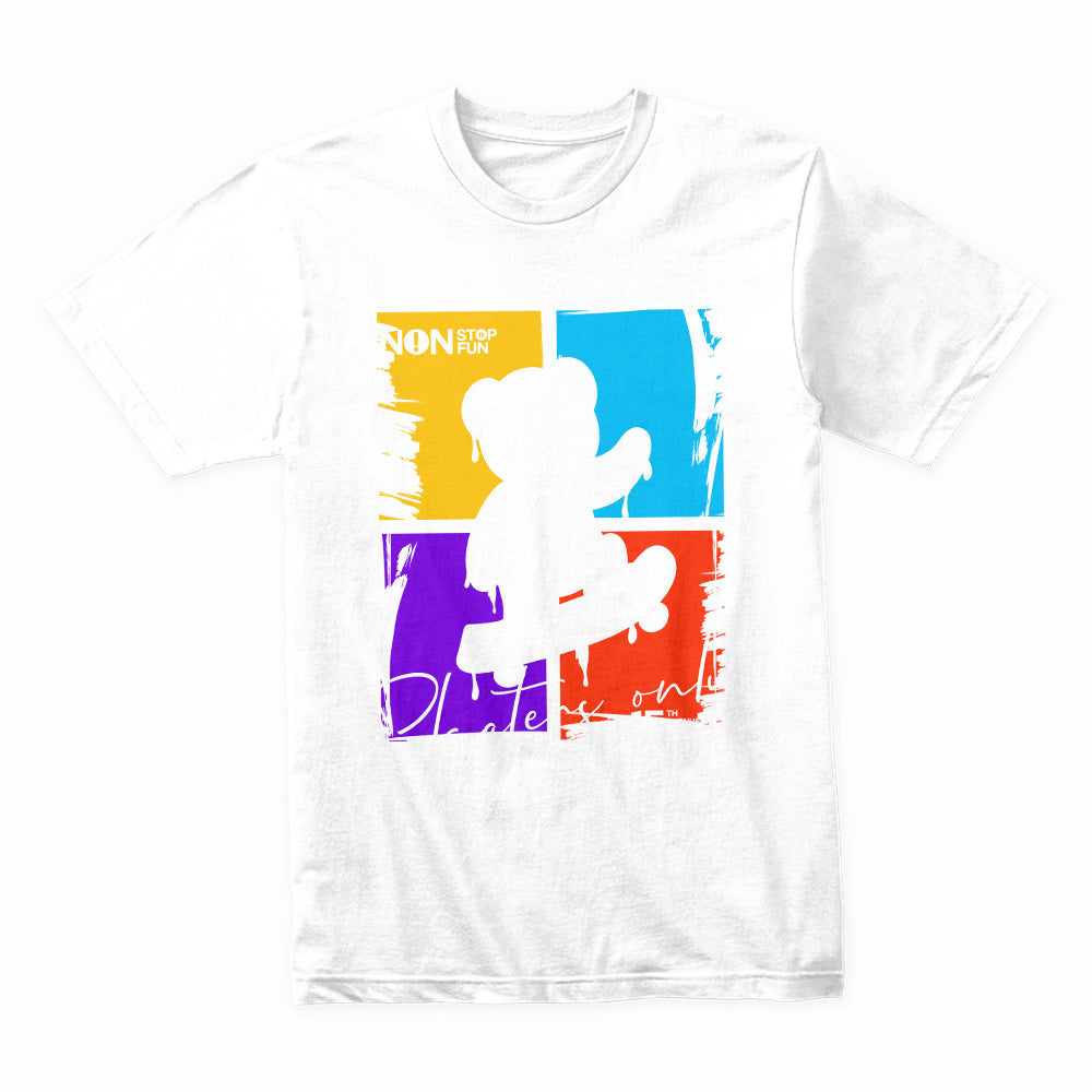 Skaters Only: Nonstop Fun Bear Tee