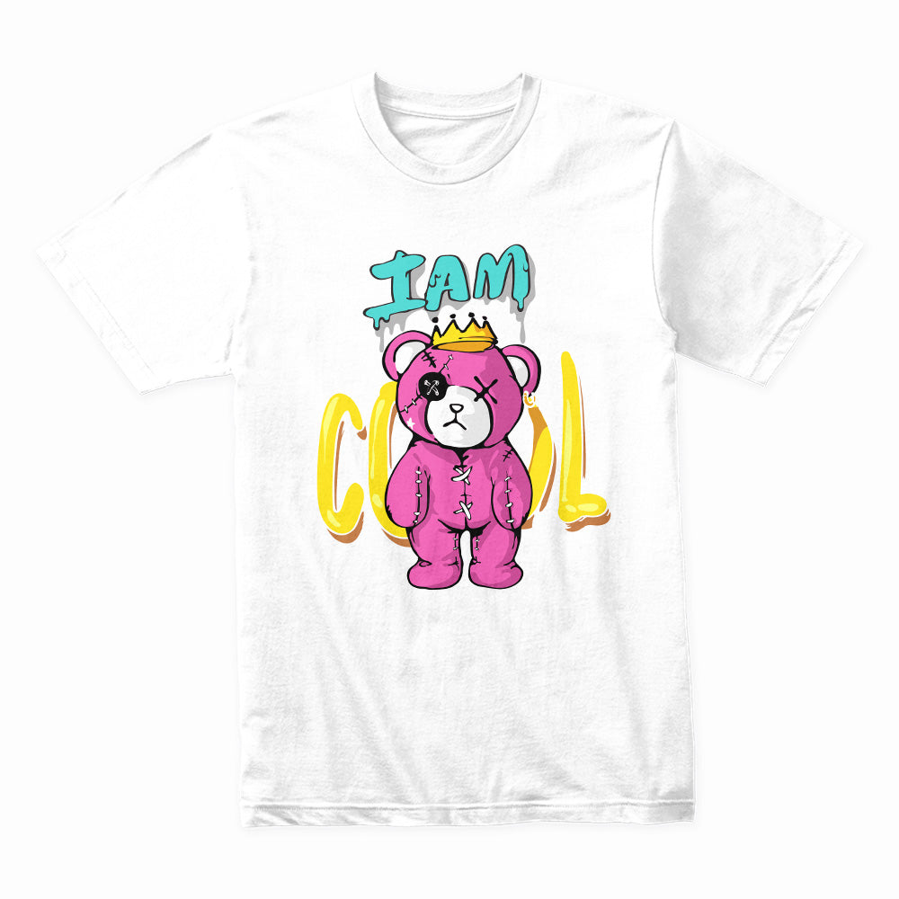 Crown of Cool – Pink Rebel Bear Tee