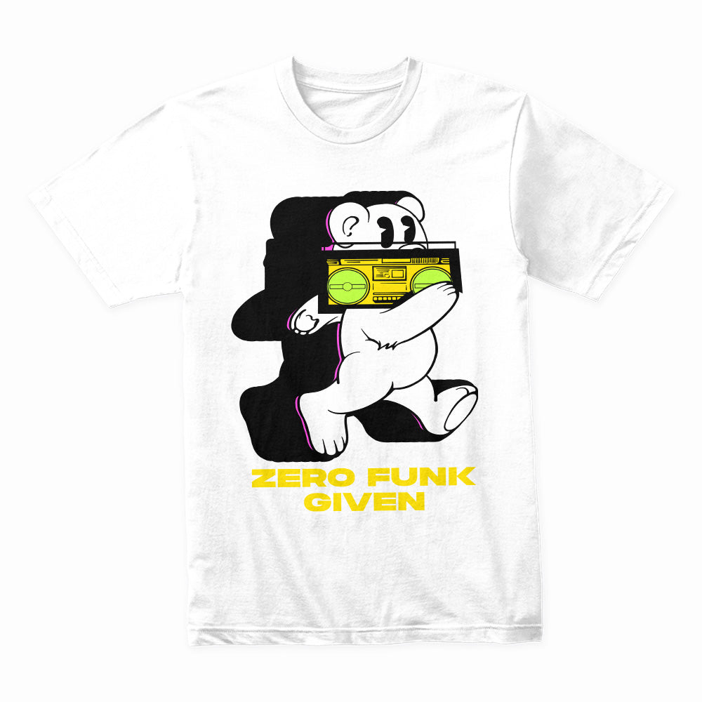 Boombox Rebel – Zero Funk Given Tee