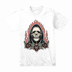 Burning Grim and Roses Shirt
