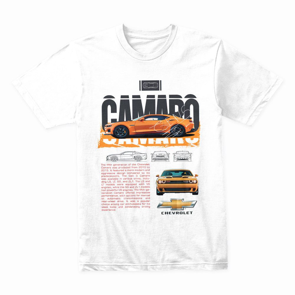 Chevrolet Camaro Muscle Car Graphic T-Shirt