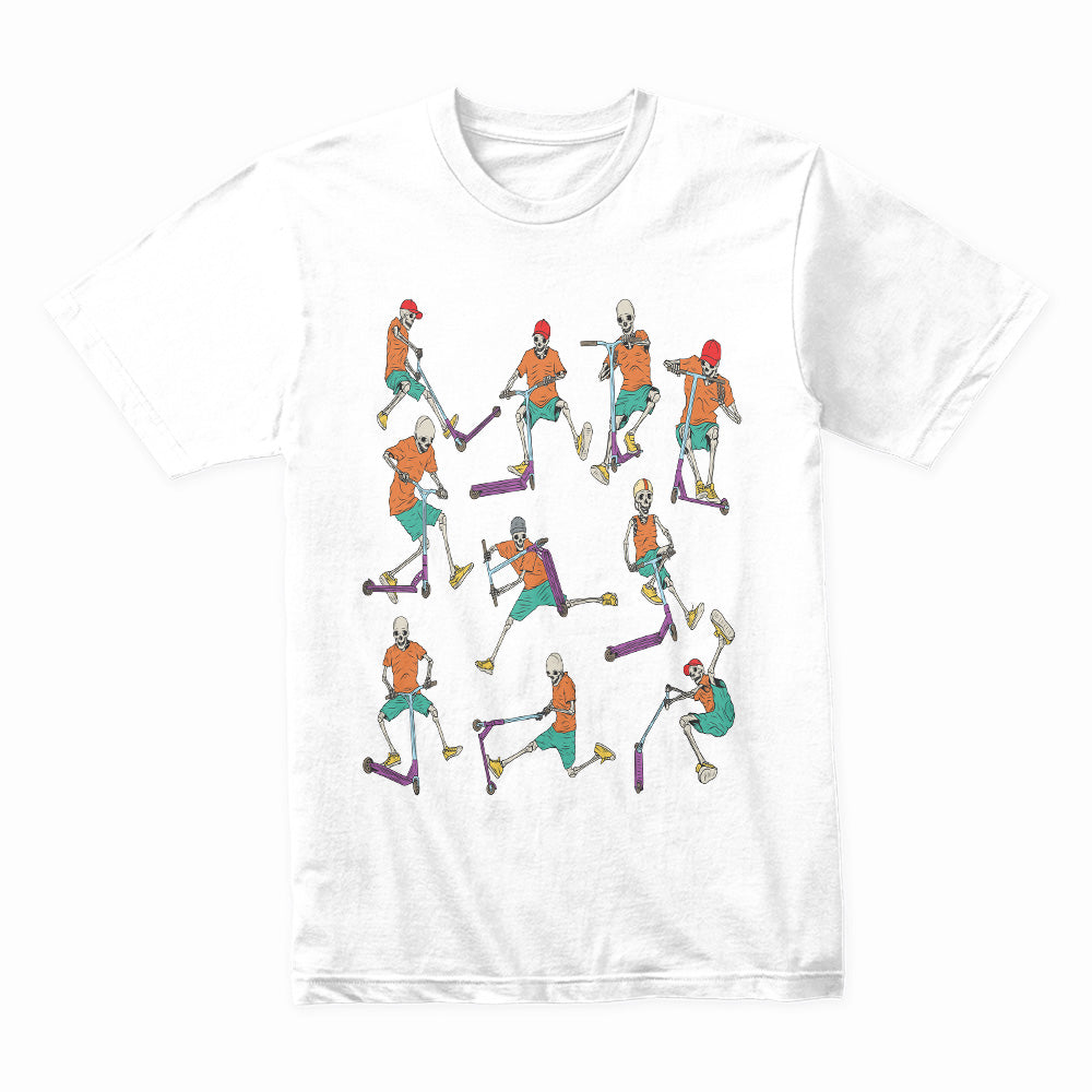 Scooter Skulls: Ride Till You Drop Tee