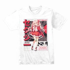 Anime Zany Girl: Get Silly Streetwear Tee
