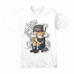 Skater Smoker Cartoon Shirt