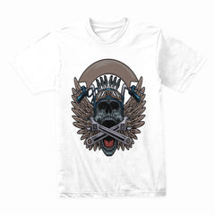 Winged Skull Mechanic Shirt