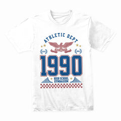 Vintage 1990 Athletic Dept. Gymnasium T-Shirt – Retro Sportswear Style