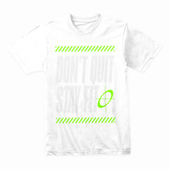 "Don't Quit Stay Fit Motivational Gym T-Shirt – Bold Fitness Apparel"