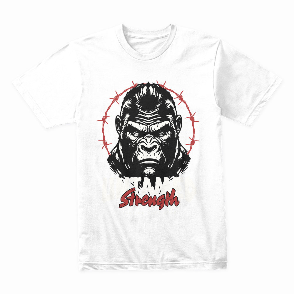 "Untamed Strength" Gorilla Gym T-Shirt – Unleash the Beast