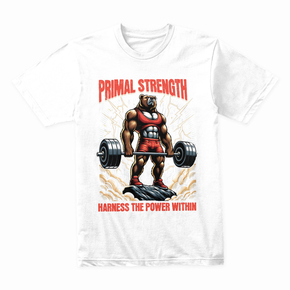 "Primal Strength" Gym T-Shirt – Harness the Power Within