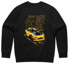 RX-7 Rotary Legends — Yellow Drift King T-Shirt