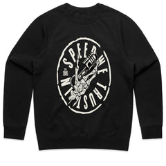 In Speed We Trust — Piston Skull Garage T-Shirt