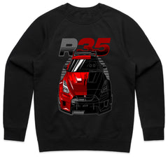 R35 Godzilla Mode – Nissan GT-R Supercar Beast T-Shirt