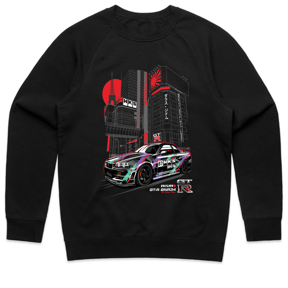 Tokyo GT-R Vibe – BNR34 Nismo Skyline Street Racing T-Shirt