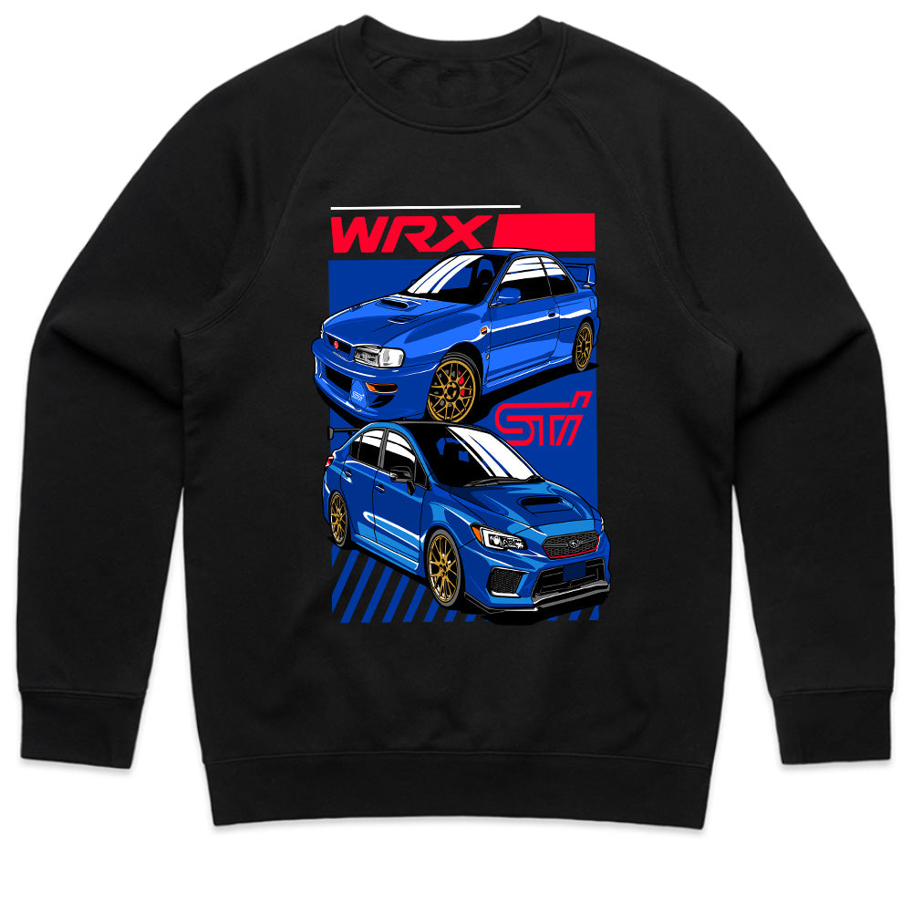 Subaru WRX STI Evolution T-Shirt – Rally Icon Then & Now Tee