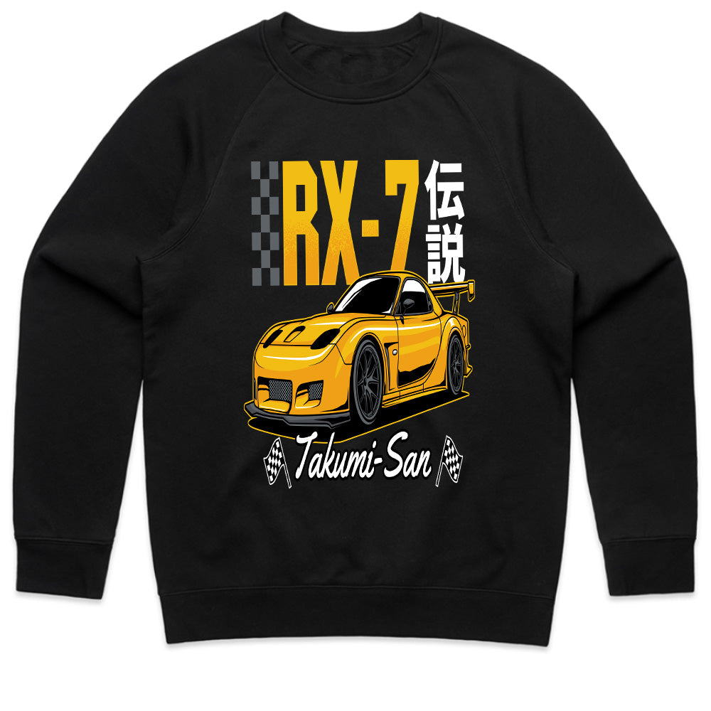 RX-7 Takumi-San T-Shirt – Rotary Drift Legend Tee