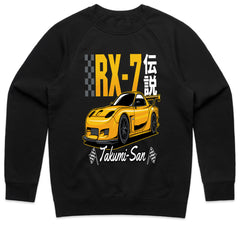 RX-7 Takumi-San T-Shirt – Rotary Drift Legend Tee