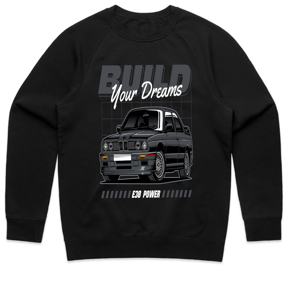 BMW E30 Build Your Dreams T-Shirt – Euro Classic Power Tee