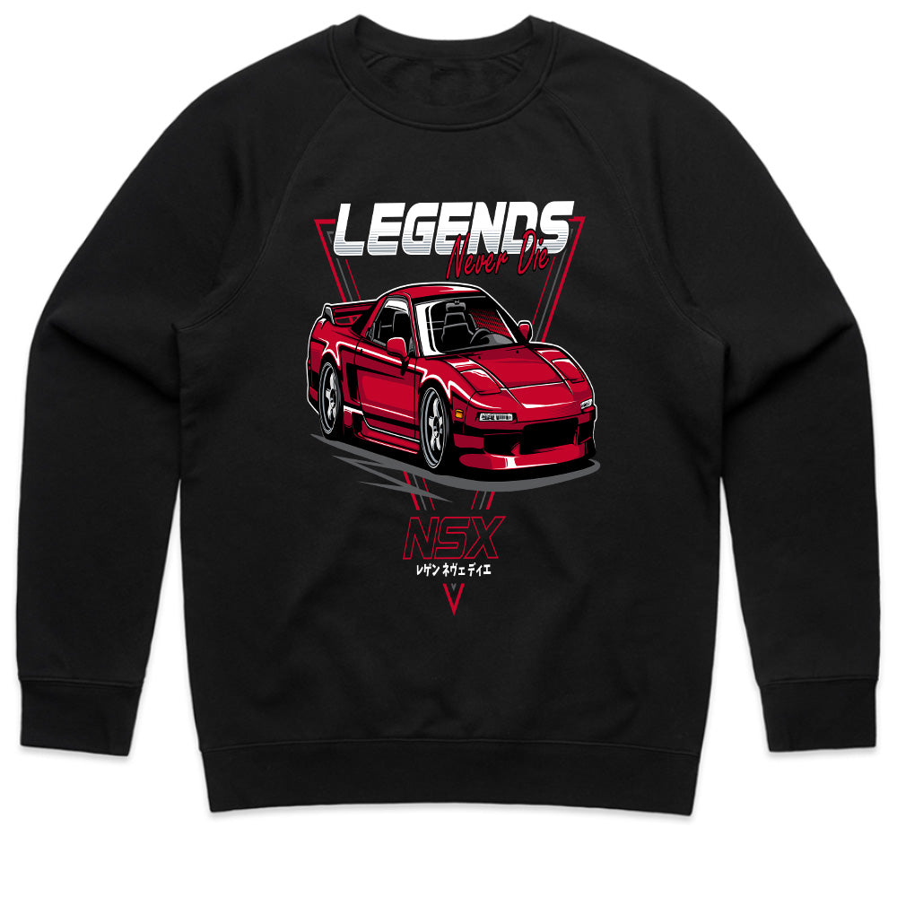 NSX Legends Never Die T-Shirt – Timeless JDM Performance Icon