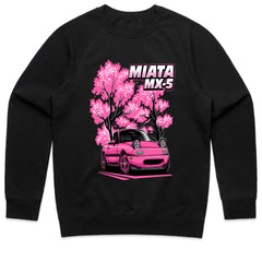 Miata MX-5 Sakura Blossom T-Shirt – JDM Roadster Spring Edition