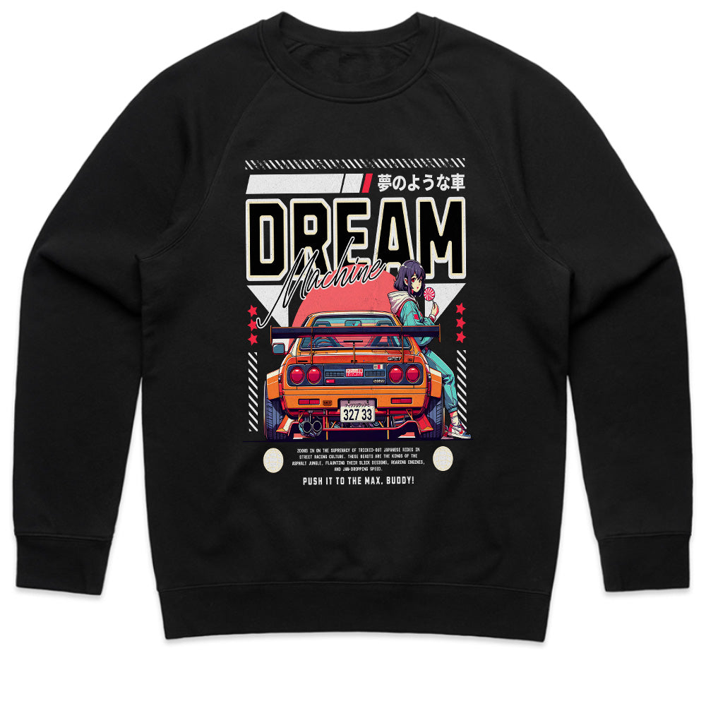 Dream Machine: Retro Racer Streetwear Tee