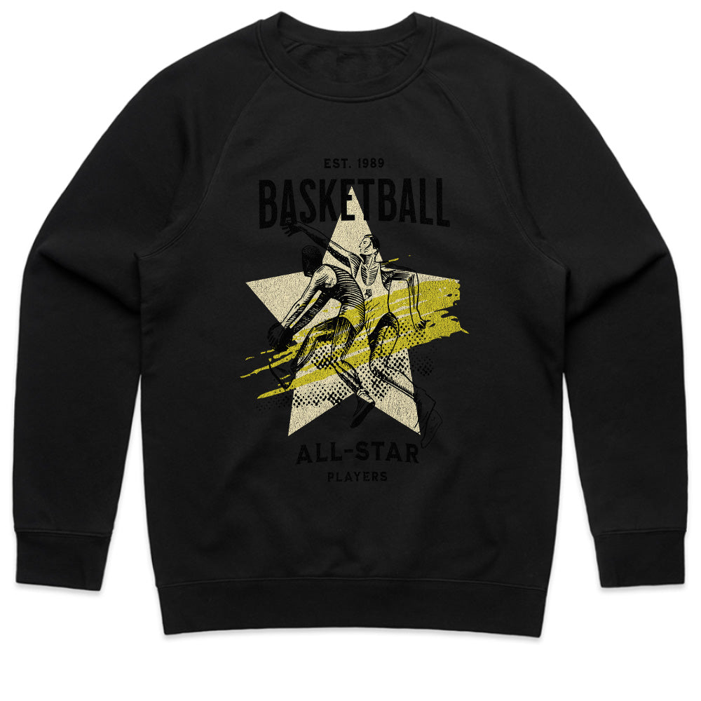 All-Star Ascent: Retro Basketball Legends Tee