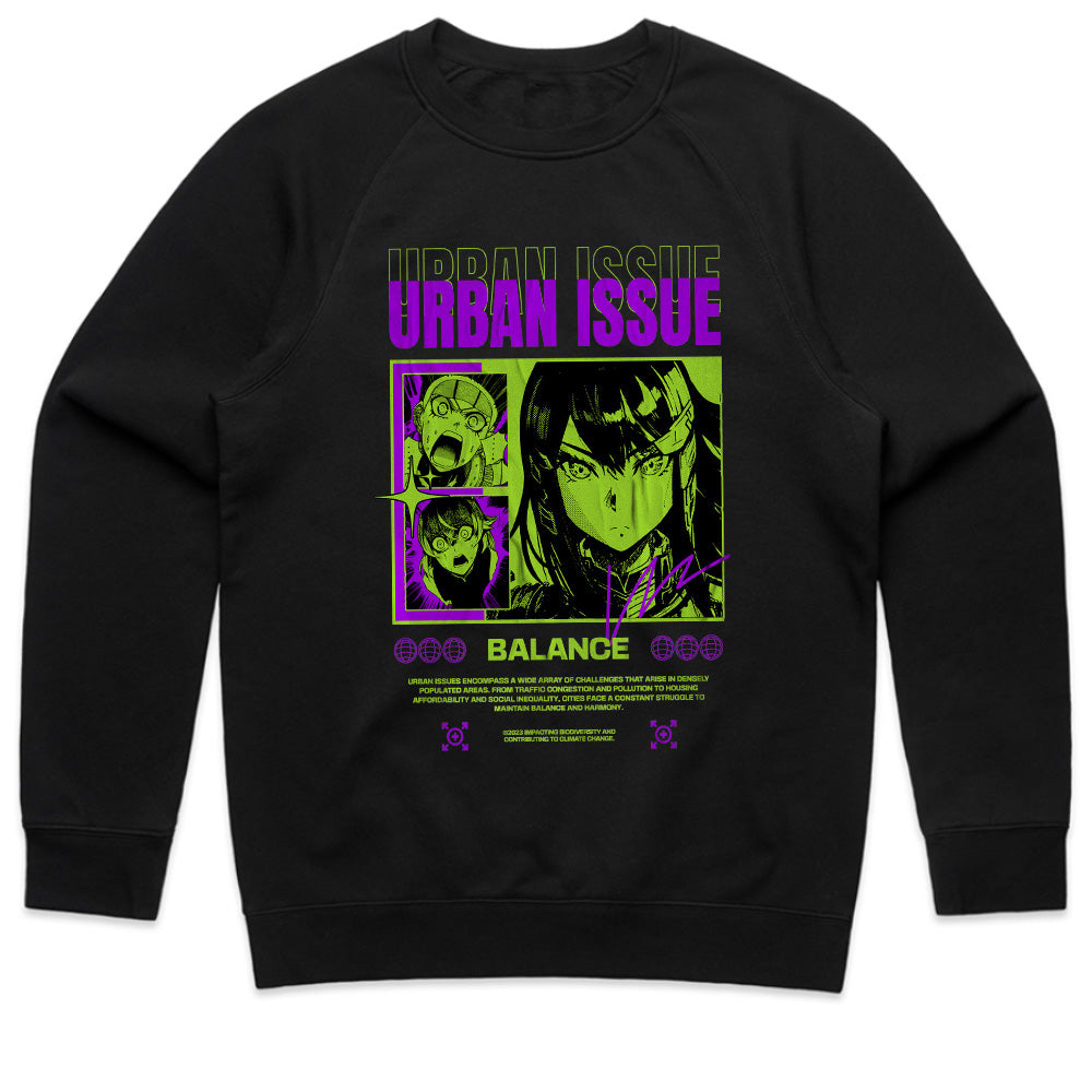 Urban Issue: Neon Anime Balance Tee