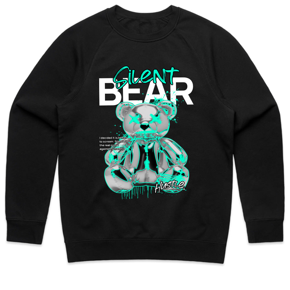 Silent Bear: Hustle in Silence Tee