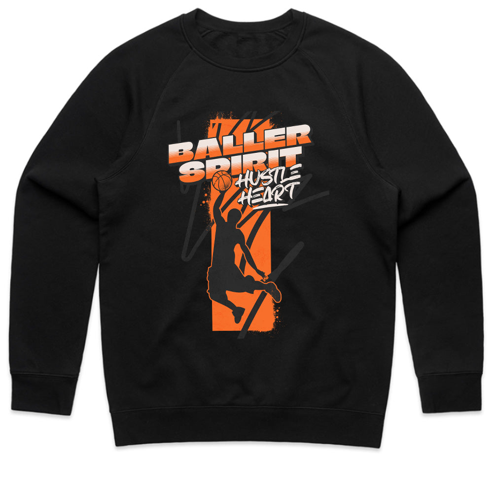 Baller Spirit: Hustle & Heart Dunk Tee