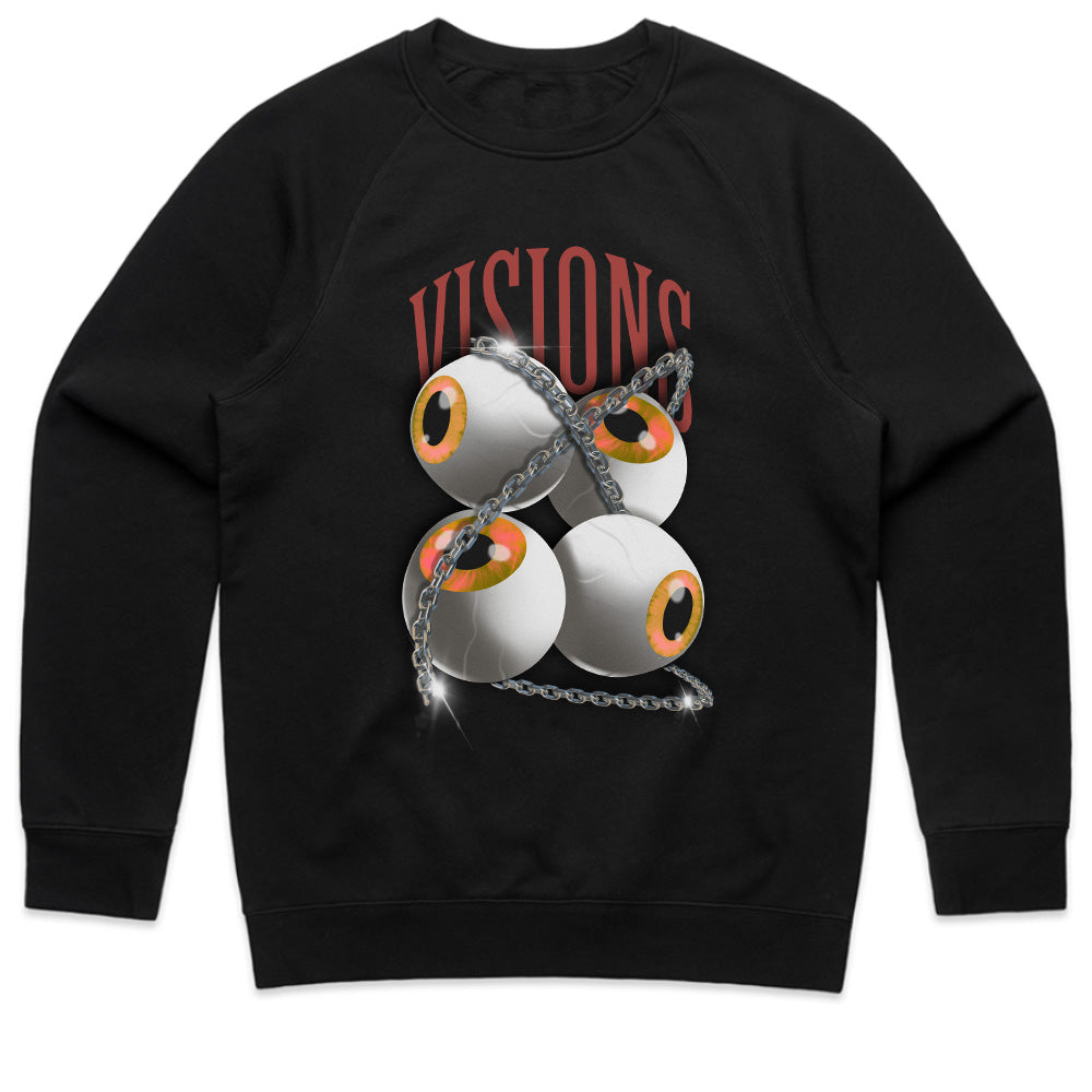 Chained Visions: Eyeball Matrix Tee