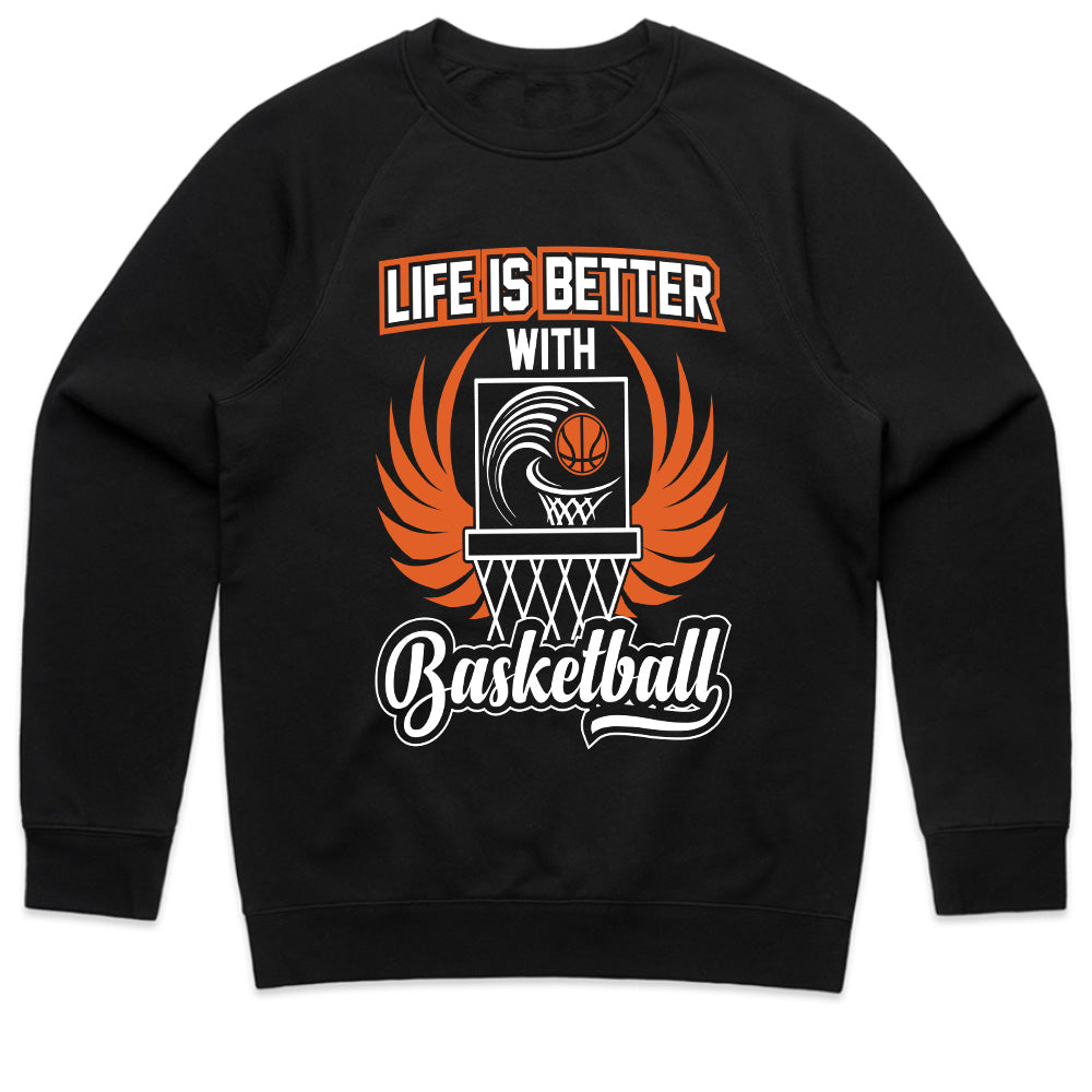 Full Court Bliss: Life Is Better with Basketball Tee