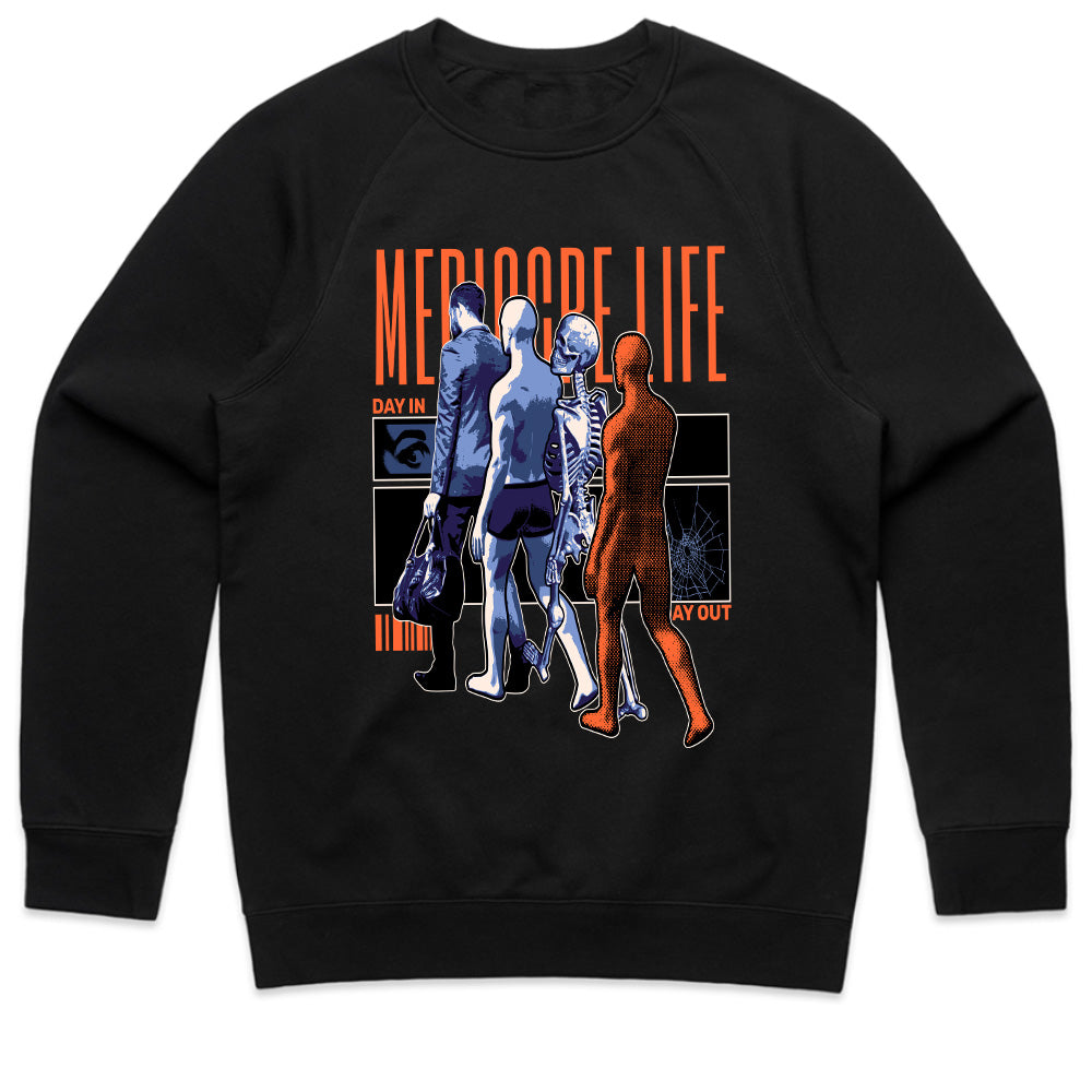 Existential Grind: Mediocre Life Statement Tee