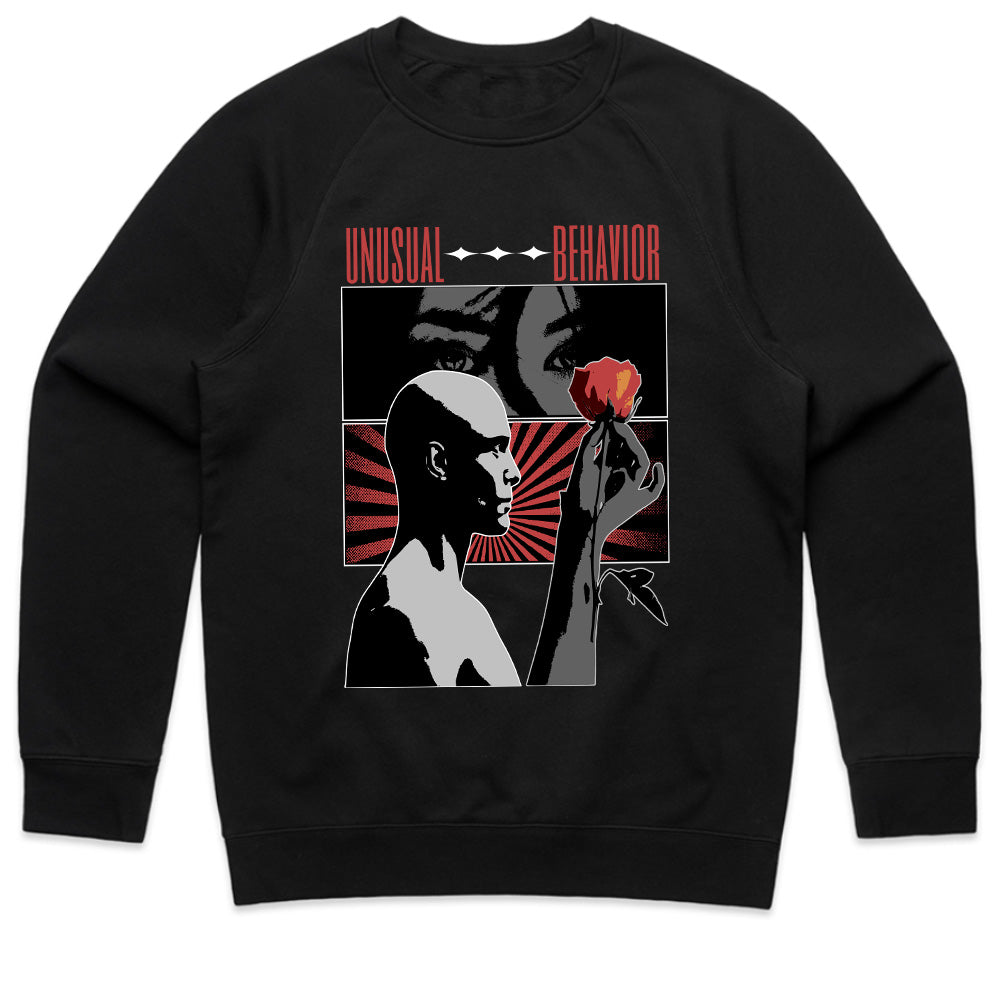 Crimson Gaze: Unusual Behavior Art Tee