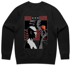 Crimson Gaze: Unusual Behavior Art Tee
