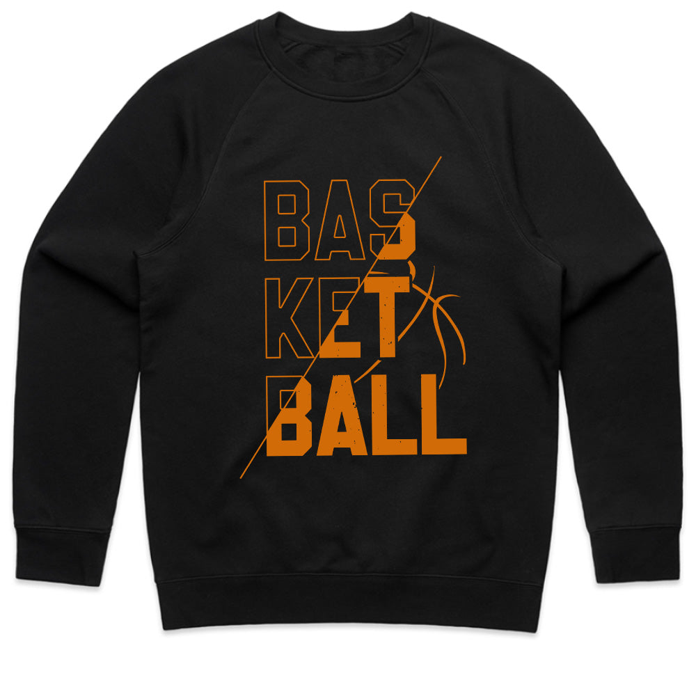 Diagonal Court: Split Basketball Passion Tee