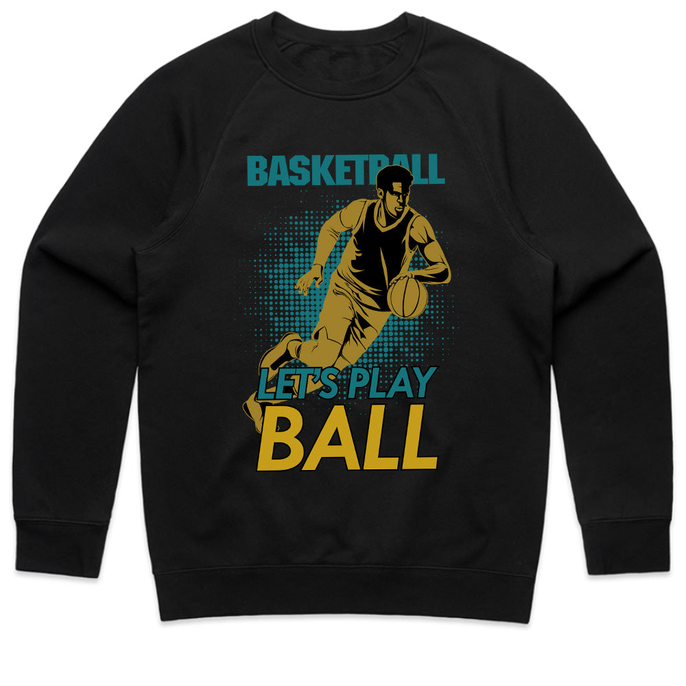 Courtside Hustle: Let’s Play Ball Basketball Tee