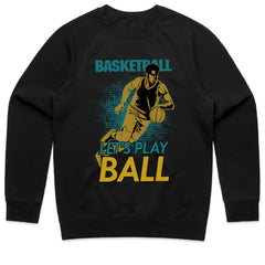 Courtside Hustle: Let’s Play Ball Basketball Tee