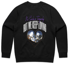Tragic Devotion: Eternal Love Skull Tee