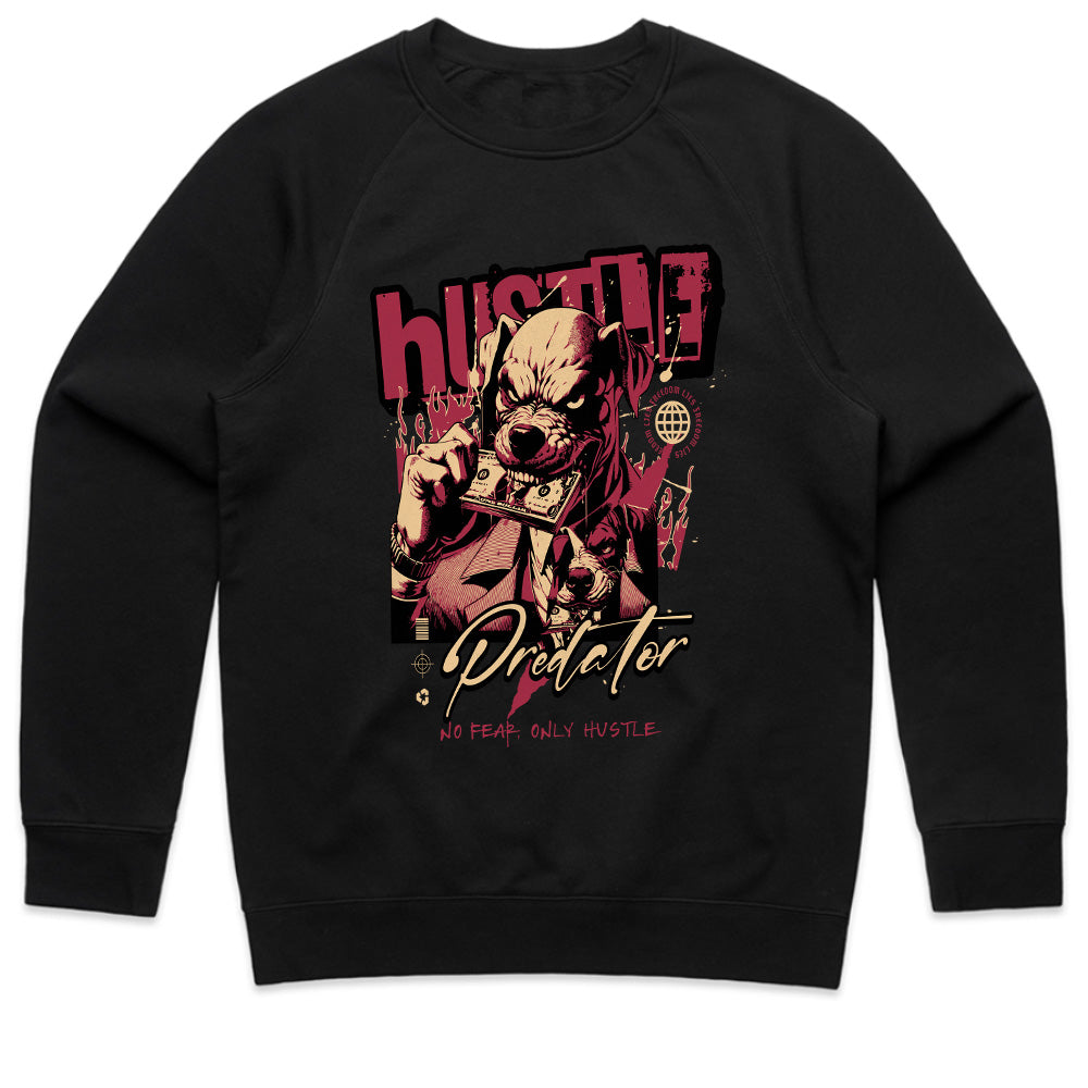 Hustle Predator: No Fear, Only Grind Tee