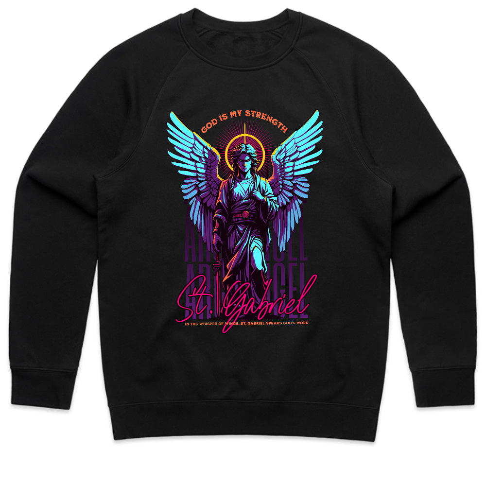 Neon Archangel: St. Gabriel Divine Strength Tee