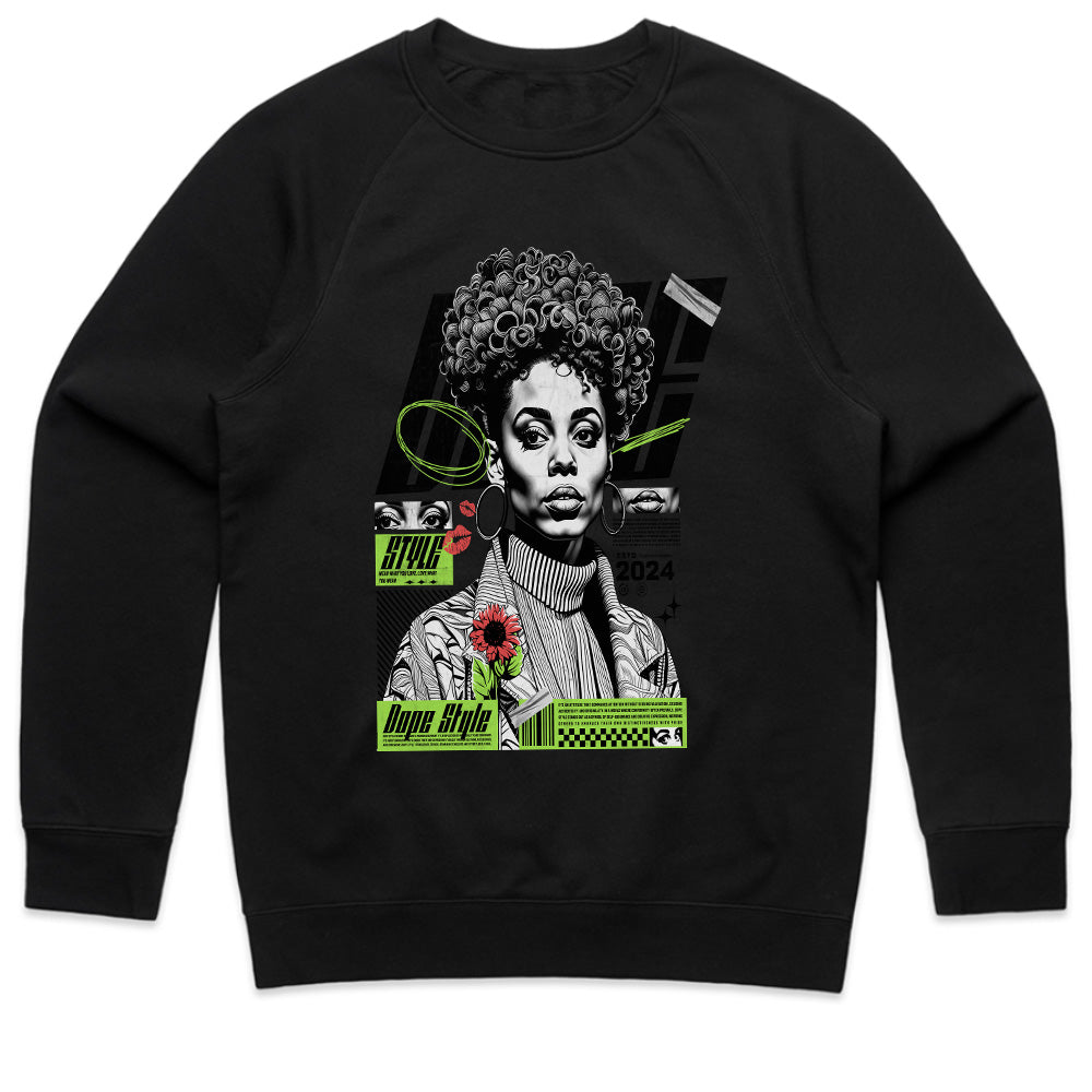 Dope Visionary: Neon Retro Queen Tee