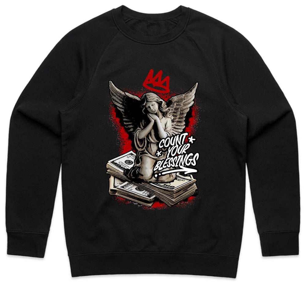 Blessed Hustler: Count Your Blessings Angel Tee