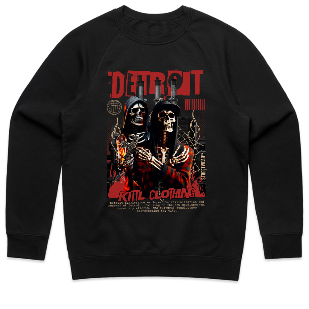 Detroit Rebirth Skeletons Tee