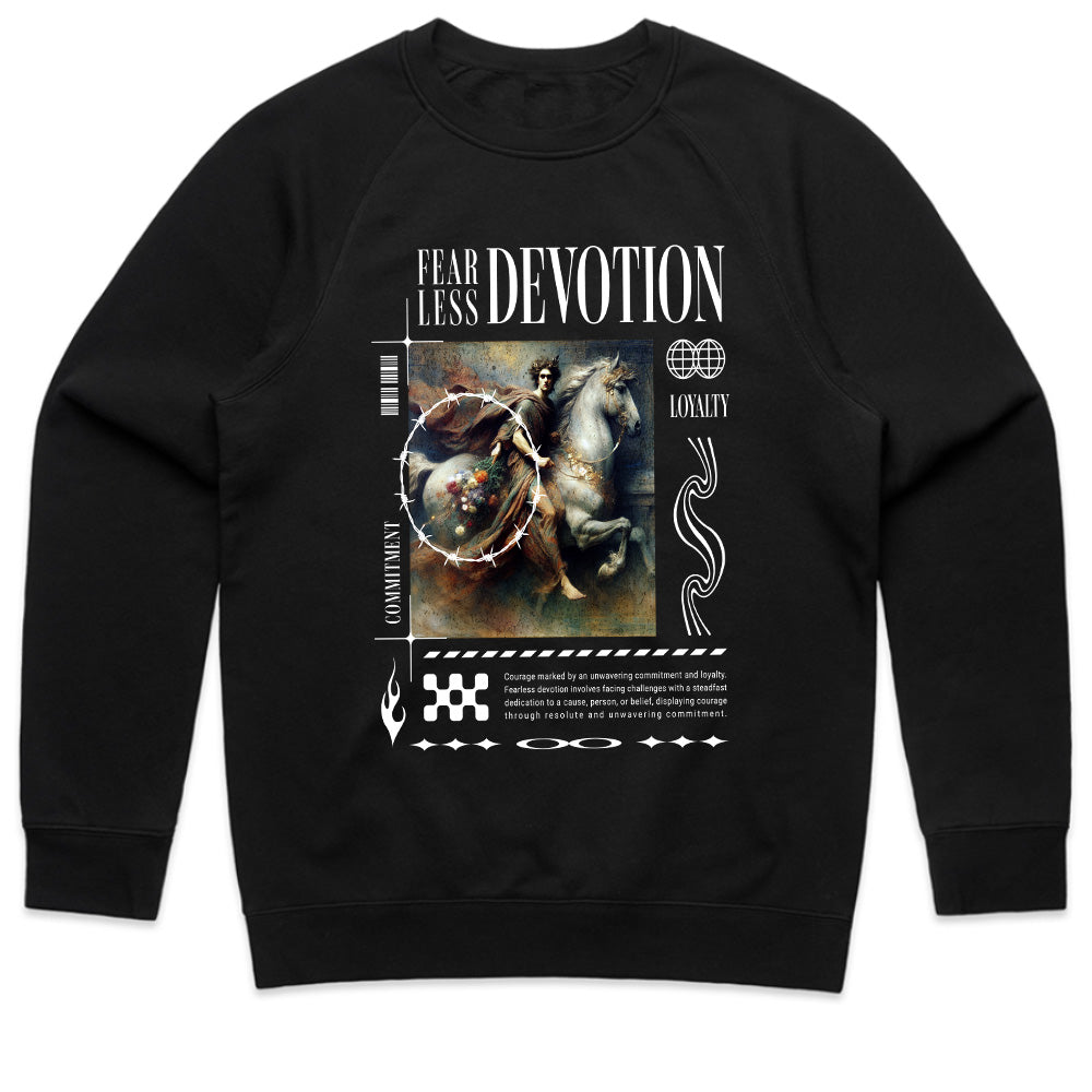 Fearless Devotion: Renaissance Warrior Streetwear Tee