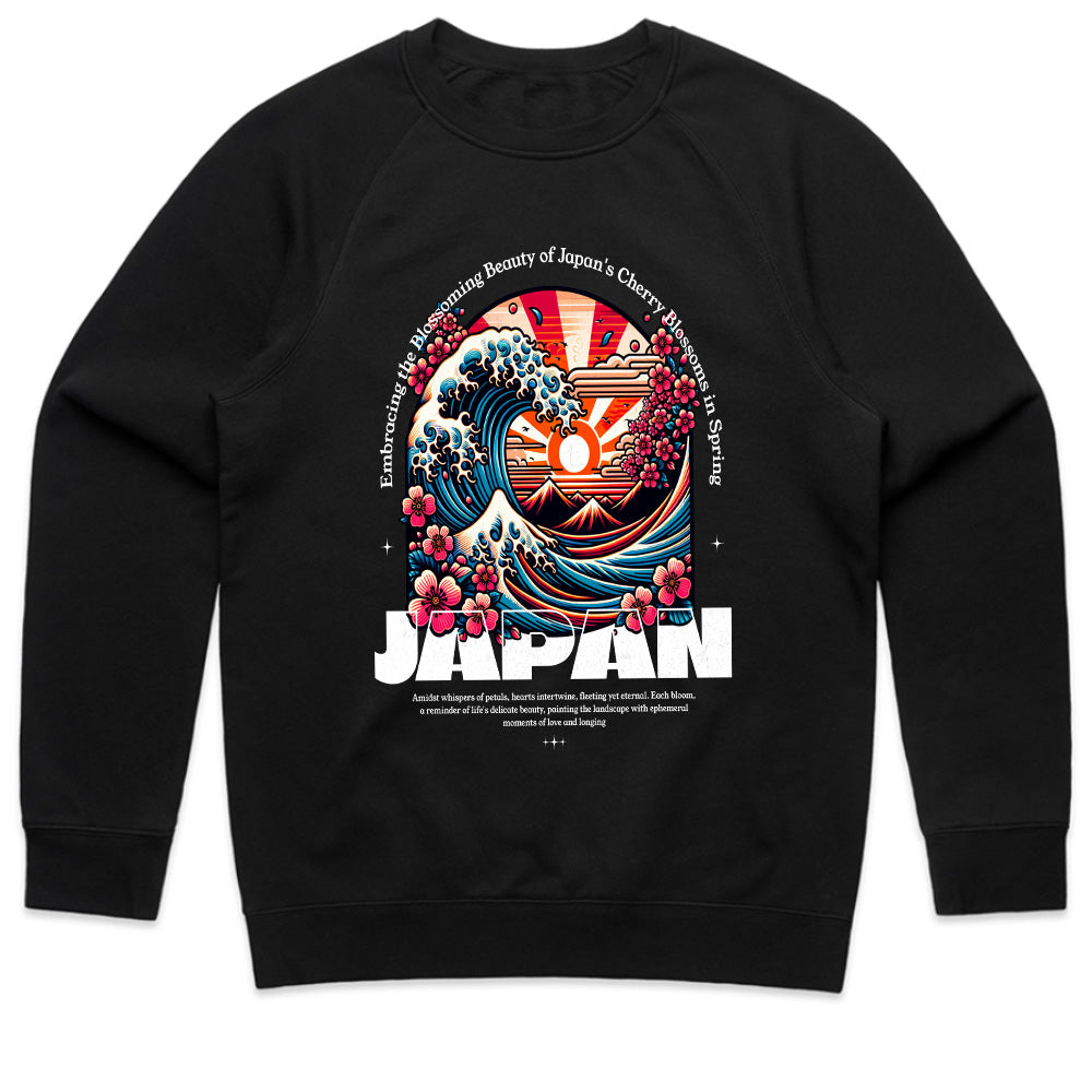 Sakura Waves: Japan’s Eternal Spring Graphic Tee